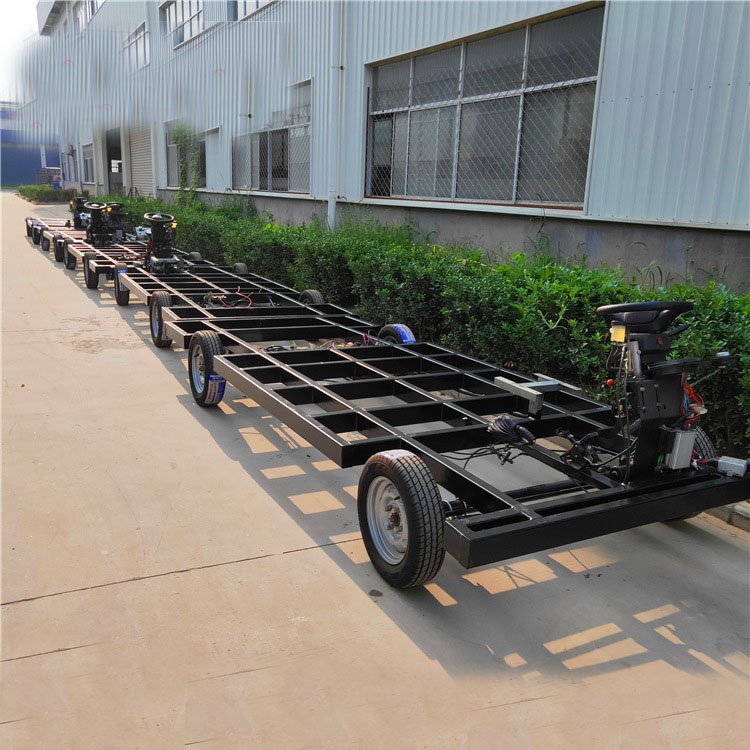 Pickup Box Truck Dining Bus Trailer Parade Floats 6 Six Wheels Platform Chassis for Electric Car